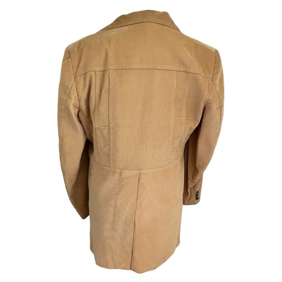Vintage Levis Panatella Tan Corduroy 3 Piece Retro Suit 44” Chest 32” Waist - Picture 8 of 16